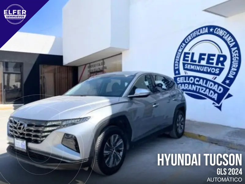Foto Hyundai Tucson GLS usado (2024) color Plata financiado en mensualidades(enganche $87,000 mensualidades desde $9,660)