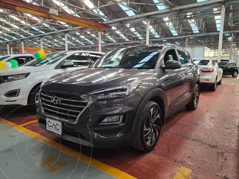 Foto Hyundai Tucson GLS Premium usado (2019) color Gris financiado en mensualidades(enganche $84,000 mensualidades desde $7,500)