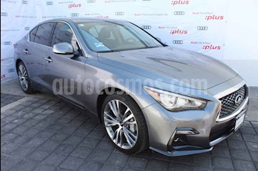 Foto venta Auto usado Infiniti Q50 400 Sport (2018) color Gris precio $465,000