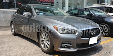 Foto venta Auto usado Infiniti Q50 4p Q50 Inspiration V6/3.7 Aut (2016) color Gris precio $290,000