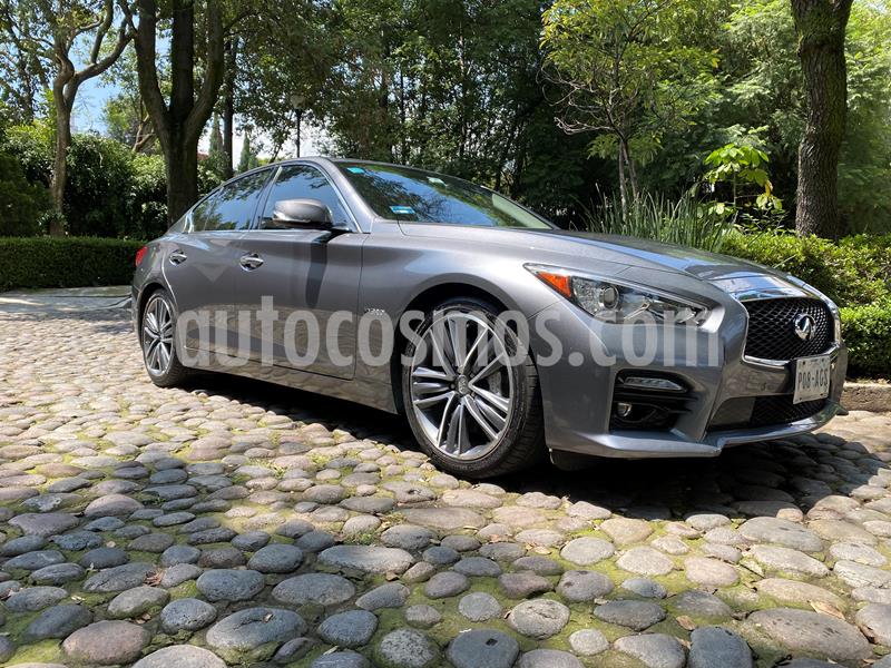 Infiniti Q50 Hybrid Design Line usado (2016) color Gris precio $360,000