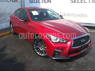 Infiniti Q50 Sport usado (2018) color Rojo Lava precio $630,000