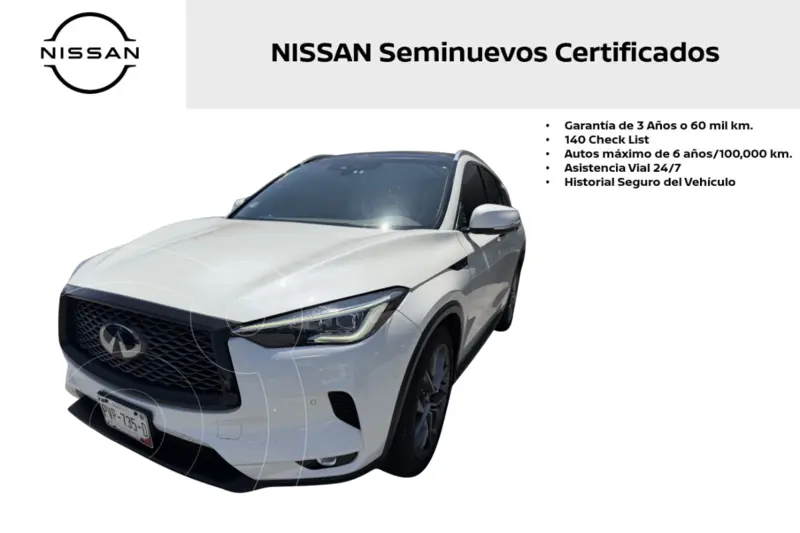 Foto Infiniti QX50 Sensory Plus usado (2022) color Blanco precio $725,000