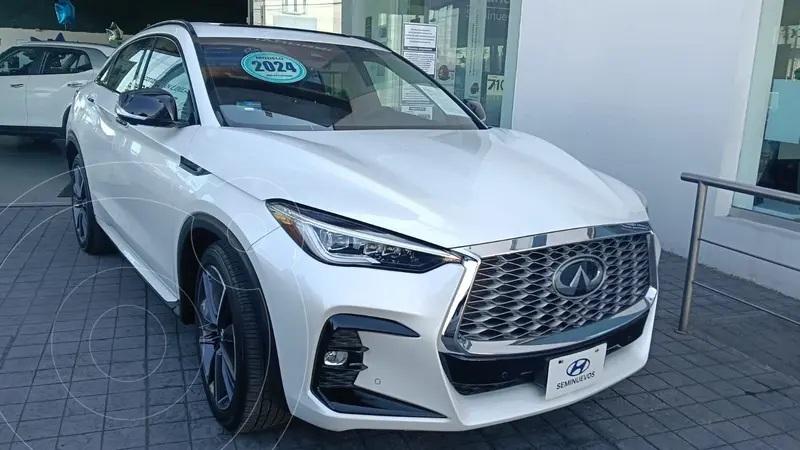 Foto Infiniti QX55 Sensory usado (2024) color Blanco financiado en mensualidades(enganche $355,258 mensualidades desde $14,947)