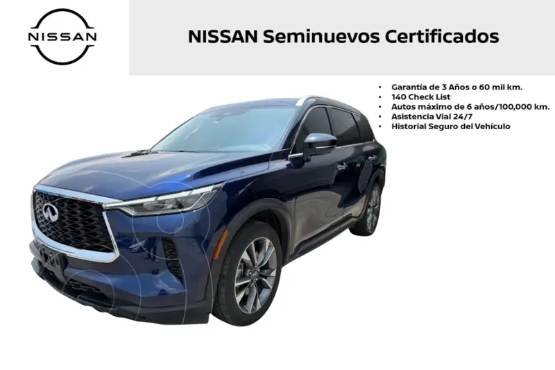 Foto Infiniti QX60 Luxe usado (2023) color Azul precio $850,000