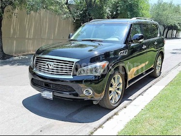 Infiniti QX80 56 7 Pasajeros usado (2014) color Negro precio $475,000