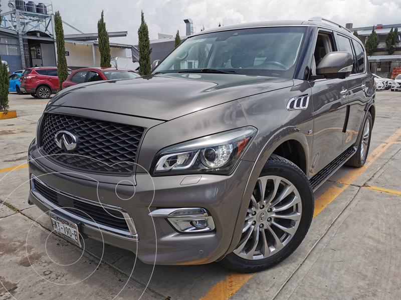 Infiniti QX80 56 7 Pasajeros usado (2017) color Gris precio $594,000