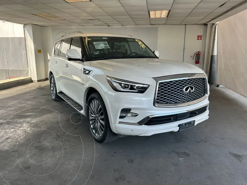 Foto Infiniti QX80 Sensory 8 Pasajeros usado (2020) color Blanco precio $798,000