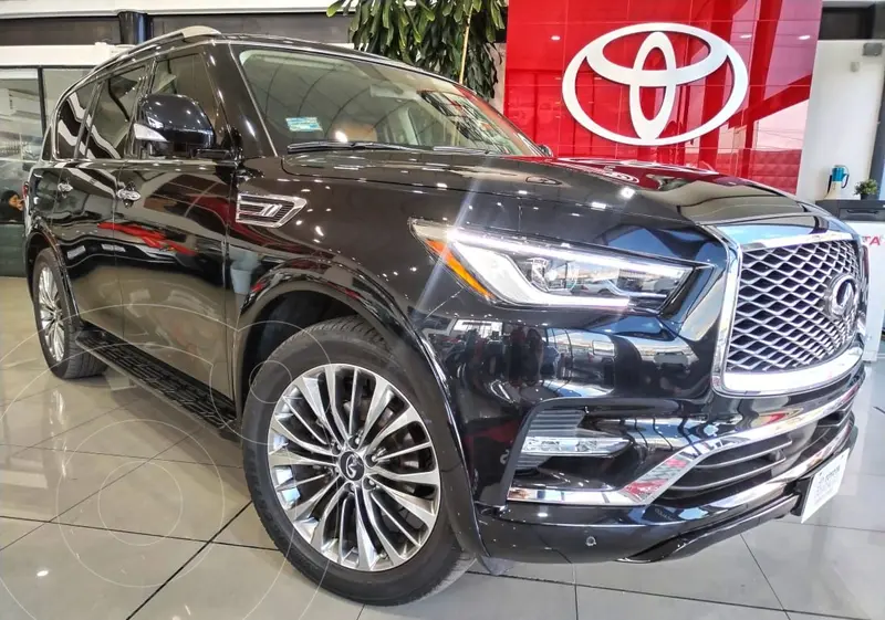 Foto Infiniti QX80 4WD 8 Pasajeros usado (2021) color Negro financiado en mensualidades(enganche $333,146 mensualidades desde $14,312)