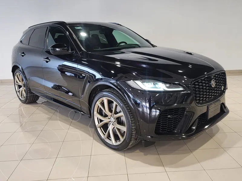 Foto Jaguar F-Pace SVR usado (2023) color Negro Universal financiado en mensualidades(enganche $594,650 mensualidades desde $26,433)