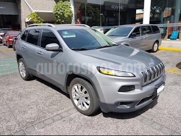 Jeep Cherokee 5P LIMITED PREMIUM L4 2.4L TA PIEL QCP GPS BI-XEN usado (2016) color Plata precio $339,000