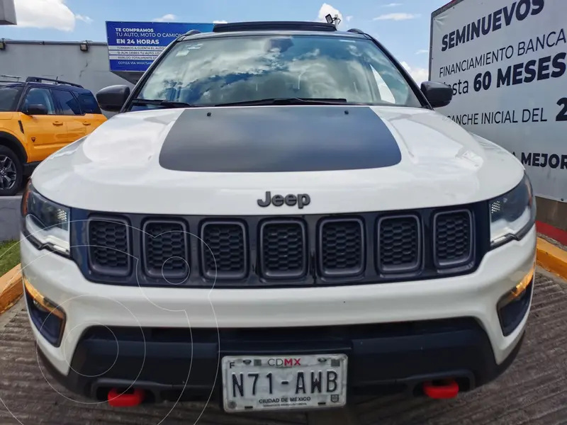 Foto Jeep Compass Trailhawk 4X4 usado (2018) color Blanco financiado en mensualidades(enganche $120,000 mensualidades desde $11,876)