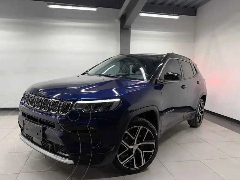 Foto Jeep Compass Altitude usado (2024) color Azul financiado en mensualidades(enganche $99,000 mensualidades desde $9,766)