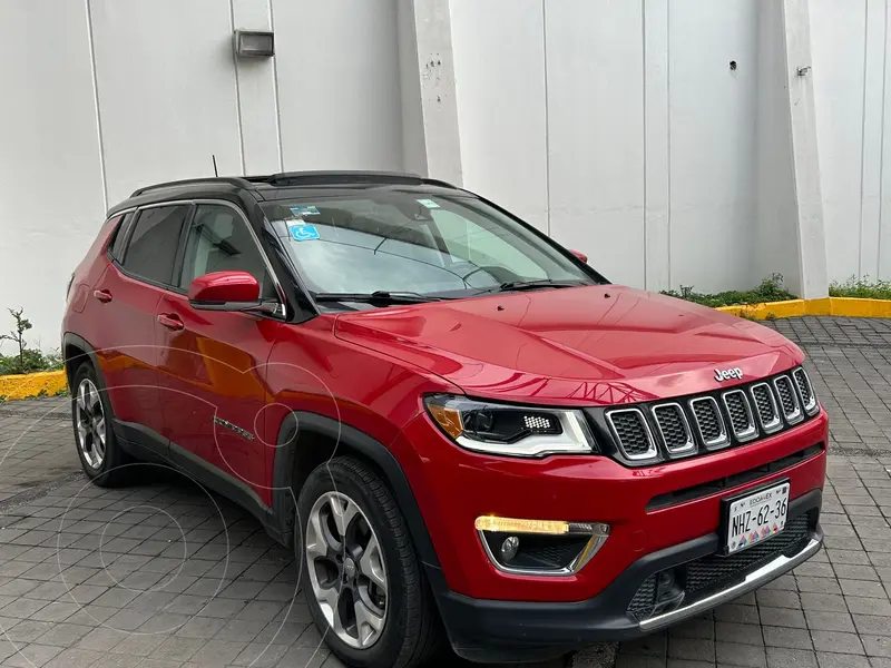 Jeep Compass Limited Premium usado (2019) color Rojo precio $379,000