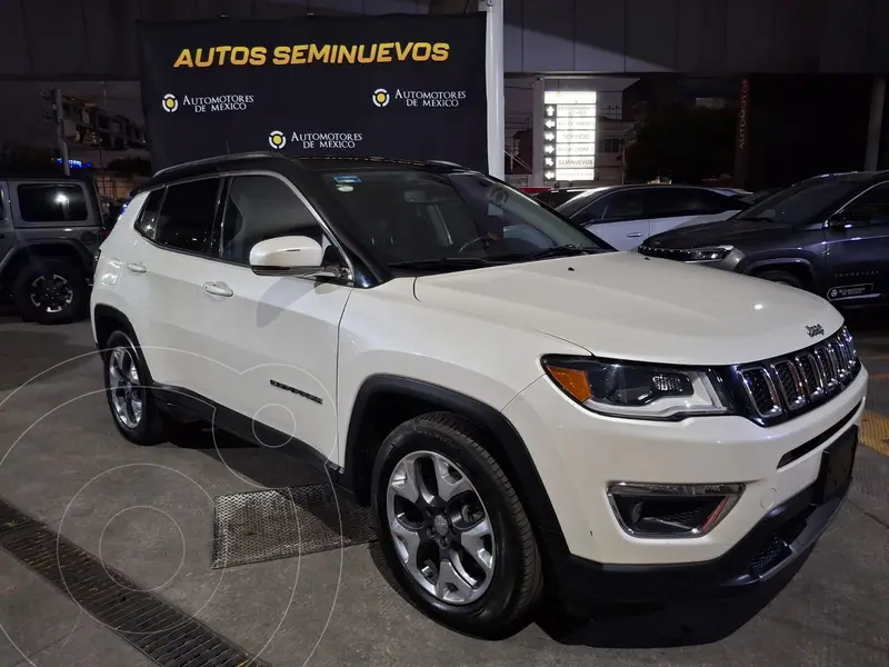 Foto Jeep Compass Limited usado (2020) color Blanco financiado en mensualidades(enganche $64,000 mensualidades desde $8,825)