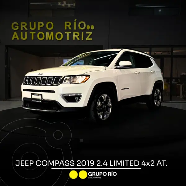 Foto Jeep Compass Limited usado (2019) color Blanco precio $298,000