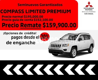 foto Jeep Compass 4x2 Limited Premium CVT usado (2013) color Blanco precio $159,900