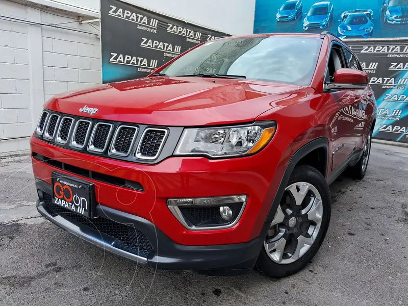 Foto Jeep Compass 4x2 Limited Aut usado (2018) color Rojo financiado en mensualidades(enganche $107,250 mensualidades desde $6,220)