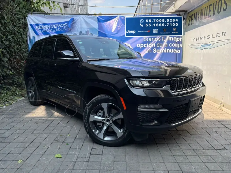 Foto Jeep Grand Cherokee 4xe 4xe usado (2025) color Negro financiado en mensualidades(enganche $585,200 mensualidades desde $25,140)