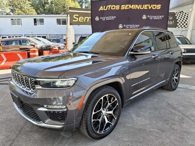 Foto Jeep Grand Cherokee 4xe Summit reserve usado (2025) color Gris financiado en mensualidades(enganche $346,000 mensualidades desde $34,221)