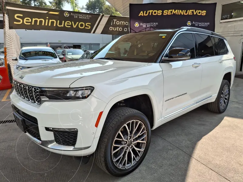 Foto Jeep Grand Cherokee L Summit Reserve 4x4 usado (2023) color Blanco financiado en mensualidades(enganche $280,029 mensualidades desde $33,844)