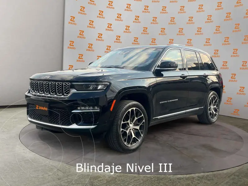 Foto Jeep Grand Cherokee Summit Reserve 4x4 usado (2022) color Negro financiado en mensualidades(enganche $449,625 mensualidades desde $34,397)