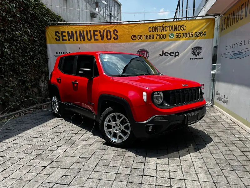Jeep Renegade Sport usado (2020) color Rojo precio $329,000