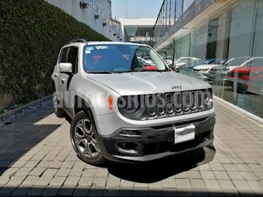 Jeep Renegade 5P LATITUDE TA BA A/AC AUT. PIEL VE RA-18 usado (2018) color Plata precio $335,000
