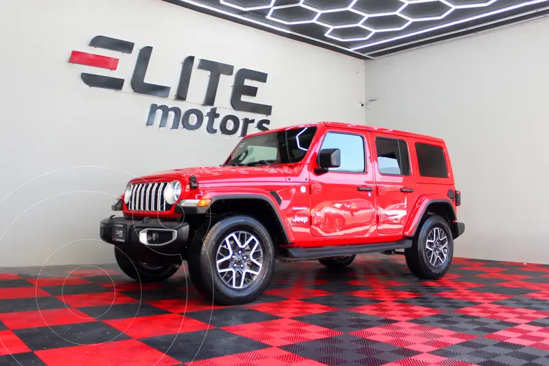 Foto Jeep Wrangler Unlimited Sahara usado (2024) color Rojo precio $1,069,900