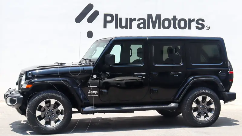 Foto Jeep Wrangler Unlimited Sahara usado (2021) color Negro financiado en mensualidades(enganche $171,380 mensualidades desde $14,602)