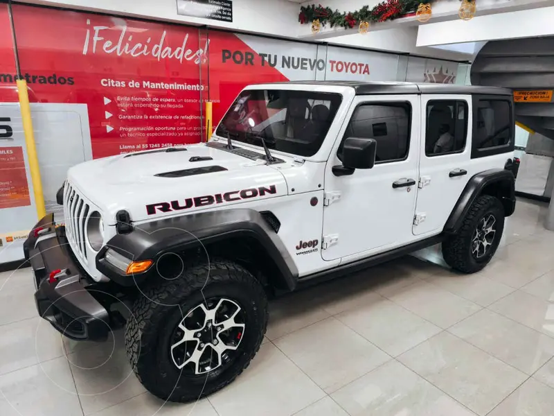 Foto Jeep Wrangler Unlimited Rubicon usado (2021) color Blanco financiado en mensualidades(enganche $183,700 mensualidades desde $18,122)