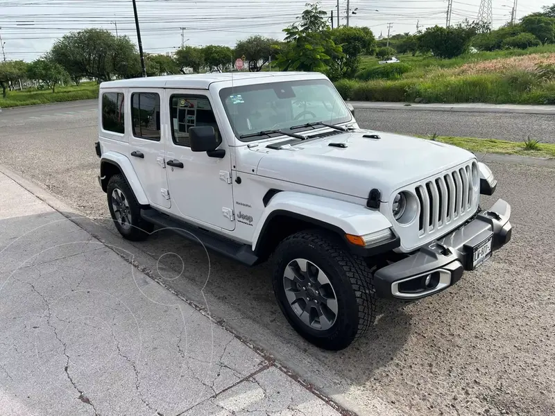 Foto Jeep Wrangler Unlimited Sahara usado (2023) color Blanco financiado en mensualidades(enganche $237,600 mensualidades desde $24,768)