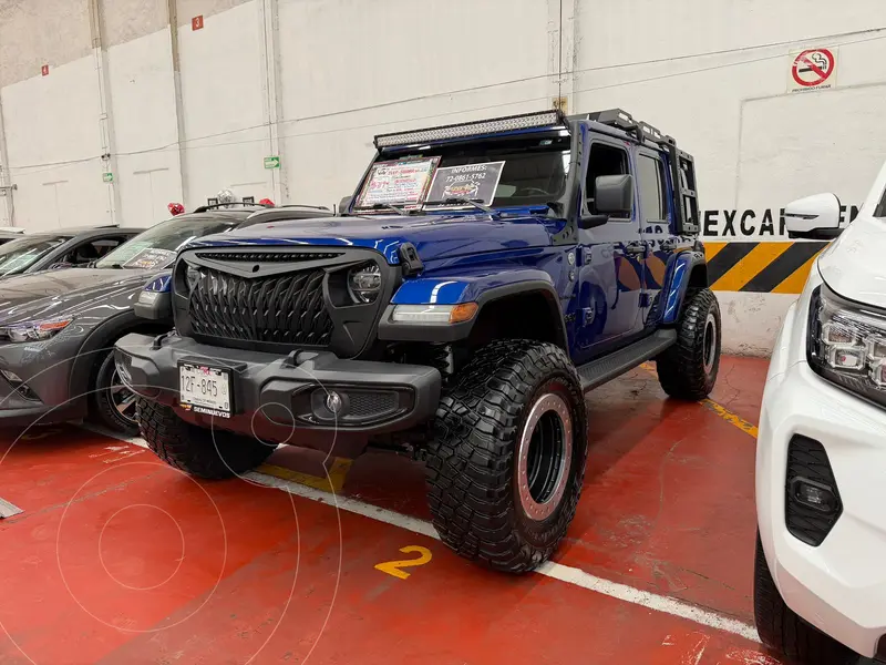 Foto Jeep Wrangler Rubicon De Luxe Pack 4x4 3.6L Aut usado (2020) color Azul financiado en mensualidades(enganche $180,000 mensualidades desde $16,200)