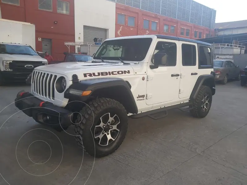 Foto Jeep Wrangler Rubicon 4x4 3.6L Aut usado (2021) color Blanco financiado en mensualidades(enganche $196,460 mensualidades desde $16,739)