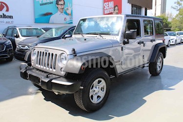 Jeep Wrangler Unlimited JK Sport 4x4 3.6L Aut usado (2018) color Plata precio $495,000