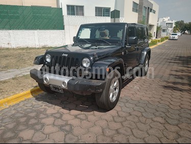 foto Jeep Wrangler Unlimited Sahara 4x4 3.6L Aut usado (2015) color Negro precio $425,000