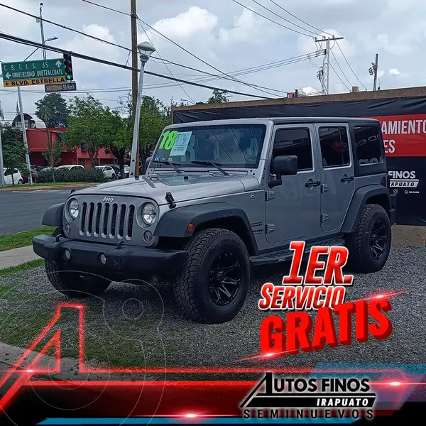 Foto Jeep Wrangler JK Sport MTX 4x4 3.6L usado (2018) color Gris precio $569,900