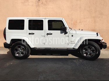 Jeep Wrangler Unlimited JK Sahara 4x4 3.6L Aut usado (2018) color Blanco precio $645,000