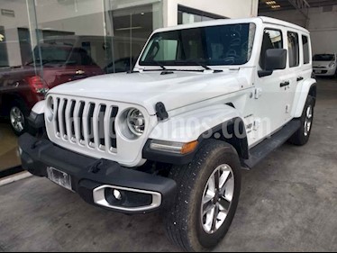 Jeep Wrangler Unlimited Sahara 4x4 3.6L Aut usado (2019) color Blanco precio $769,800