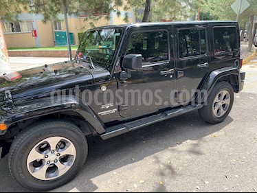 foto Jeep Wrangler JK Sahara 4x4 3.6L Aut usado (2016) color Negro precio $478,000