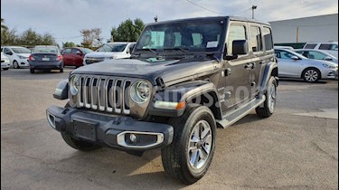 Foto Jeep Wrangler Unlimited Sahara 4x4 3.6L Aut usado (2019) color Gris precio $749,800