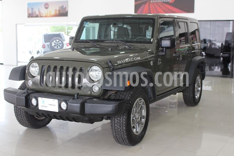 Jeep Wrangler Unlimited Rubicon 4x4 3.6L Aut usado (2016) color Verde Oscuro precio $550,000