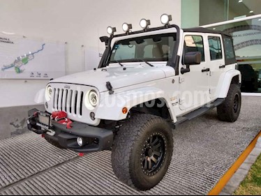 foto Jeep Wrangler Unlimited Sahara 4x4 3.6L Aut usado (2015) color Blanco precio $520,000