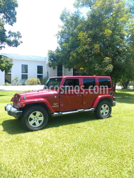 Jeep Wrangler Unlimited Sahara 4x4 3.6L Aut usado (2012) color Rojo Cerezo precio $360,000