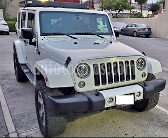 foto Jeep Wrangler Unlimited Sahara 4x4 3.6L Aut usado (2016) color Blanco precio $500,000