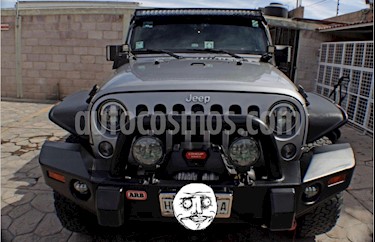 Jeep Wrangler Unlimited Rubicon 4x4 3.6L Aut usado (2016) color Gris precio $700,000