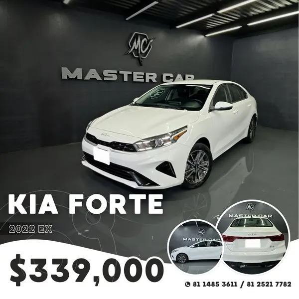 Foto Kia Forte Sedan 2.0L EX Aut usado (2022) color Blanco precio $329,000