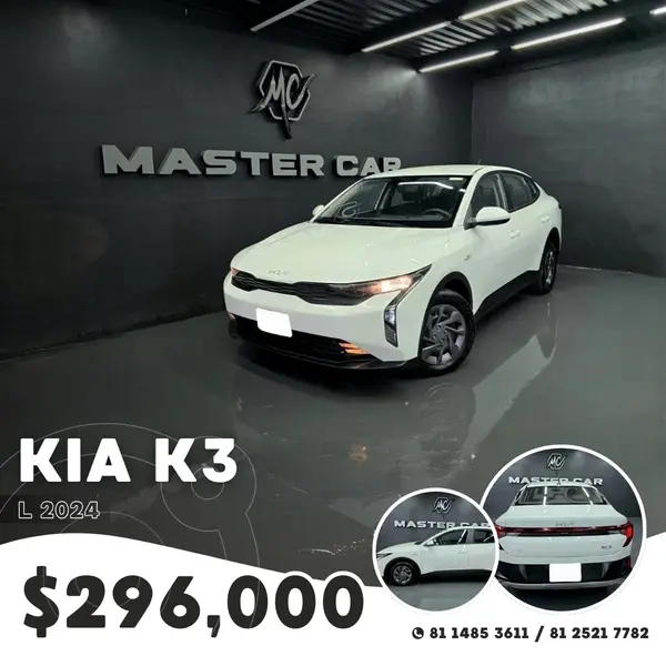 Foto Kia K3 L usado (2024) color Blanco precio $296,000