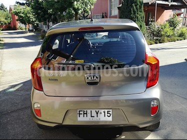 Kia Morning EX 1.2L usado (2013) color Plata Titanium precio $3.400.000