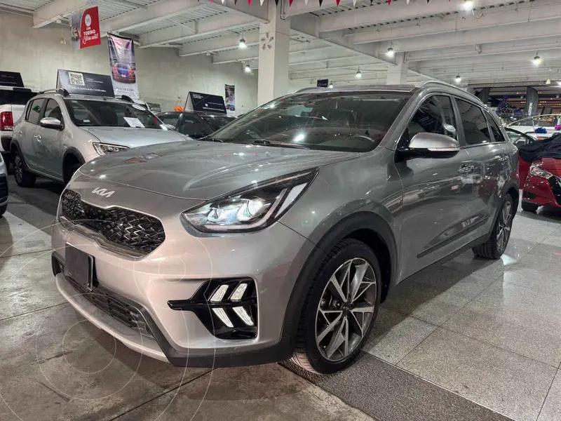 Foto Kia Niro 1.6L EX usado (2022) color Gris financiado en mensualidades(enganche $114,450 mensualidades desde $8,756)
